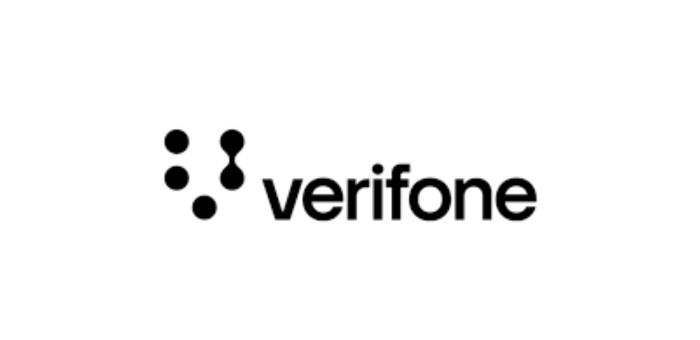 Verifone logo.