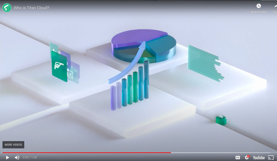 Titan Cloud video showing the benefits for Fleets and more on the company's strategic approach.