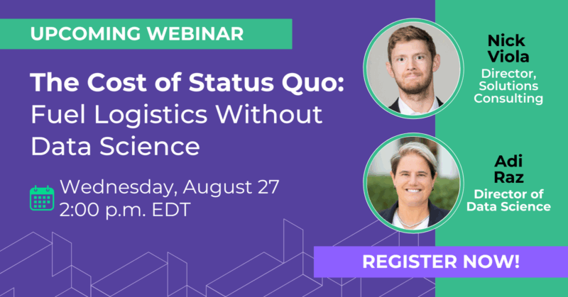Webinar on fuel logistcs and data science
